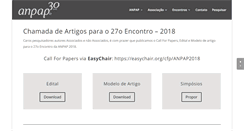 Desktop Screenshot of anpap.org.br